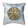 Betsy Drake Betsy's Sand Dollar Extra Large 22 X 22 Indoor/Outdoor White Pillow Main image