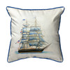 Betsy Drake Whaling Ship Extra Large 22 X 22 Indoor / Outdoor Pillow Main image
