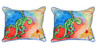 Pair of Betsy Drake Gecko Large Indoor/Outdoor Pillows 16 Inch x 20 Inch Main image