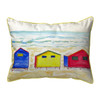 Betsy Drake Beach Bungalows Extra Large Zippered Pillow 20x24 Main image
