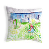 Betsy Drake Front Yard Garden No Cord Pillow 18x18 Main image