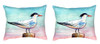 Pair of Betsy Drake Royal Tern No Cord Pillows 16 Inch X 20 Inch Main image