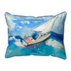 Betsy Drake Sailboat Extra Large 20 X 24 Indoor / Outdoor Pillow Main image