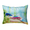 Betsy Drake Watercolor Rowboats No Cord Pillow 16x20 Main image