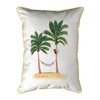 Betsy Drake Palm Trees and Monkey Extra Large 24 X 20 Indoor / Outdoor Pillow Main image
