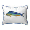 Betsy Drake Dolphin Fish Extra Large 20 X 24 Indoor / Outdoor Pillow Main image