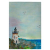 Betsy Drake Light House Guest Towel Main image