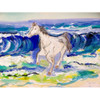 Betsy Drake Horse & Surf Outdoor Wall Hanging 24x30 Main image