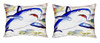 Pair of Betsy Drake Shark No Cord Pillows 16 Inch X 20 Inch Main image