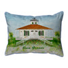 Betsy Drake Boca Grande Lighthouse Small Indoor/Outdoor Pillow  11x14 Main image