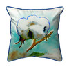 Betsy Drake Cotton ball Small Indoor/Outdoor Pillow 12x12 Main image