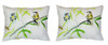 Pair of Betsy Drake Birds & Bees I No Cord Pillows 16 Inch X 20 Inch Main image