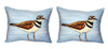 Pair of Betsy Drake Killdeer Small Outdoor/Indoor Pillows 11X 14 Main image