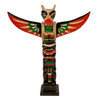 Northwest Coast Style Wooden Totem Pole Sculpture Main image