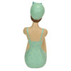 Retro Bathing Beauty Beach Girl Green Polka Dot Swimsuit Resin Figurine Home Decor Additional image