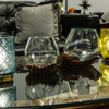 Blown Molten Glass and Carved Wood Hands Decorative Bowls, Terrariums - Set of 2 Lifestyle image 2