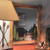 26-Inch High Black Bears Wood and Metal Forest-Inspired Decorative Wall Mirror Lifestyle image 2