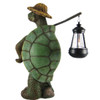 Funny Country Turtle W/ Lantern Statue Outdoor Figure Additional image