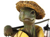 Funny Country Turtle W/ Lantern Statue Outdoor Figure Additional image