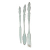 Extra Large Galvanized Metal Fork Spoon Knife Farmhouse Kitchen Wall Hanging Set Additional image