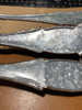 Extra Large Galvanized Metal Fork Spoon Knife Farmhouse Kitchen Wall Hanging Set Image of main defect