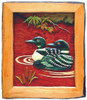 Loons Hand Crafted Intarsia Wood Art Wall Hanging 18 X 20 X 2 Inches Main image