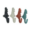 Set of 4 Coastal Cast Iron Seahorse Decorative Wall Hooks 5 Inches High Main image