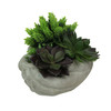 Cement Cupped Hands Wall-Mountable Planter & Birdfeeder Additional image