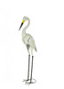 Metal White Heron Garden Sculpture Yard Art Decor Outdoor Decorations Main image