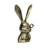 Whimsical Gold Bunny Statue – 10.25" Cast Aluminum, Elegant Home Decor Additional image