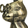 Whimsical Gold Bunny Statue – 10.25" Cast Aluminum, Elegant Home Decor Additional image