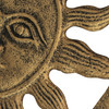 Cast Iron Sun Face Trivet – Distressed Gold Finish, Heat-Resistant Kitchen Decor Additional image