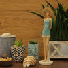 Redhead Bathing Beauty Figurine – 14-Inch, Vintage Coastal Decor Lifestyle image 1
