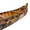31 Inch Brown Decorative Canoe Statue Rustic Freestanding Sculpture Additional image