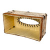 Rectangular Birch Bark Style Wood Tissue Box Cover Rustic Tan Decor Additional image