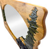 Rustic Bear Wood Wall Mirror Lodge Cabin Wildlife Brown Hanging Decor Additional image