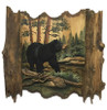 Bear Family in Forest Wall Art – 36" x 23" Main image