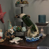 Whimsical Shark Wine Bottle Holder – Ocean-Themed Resin Décor Lifestyle image 2