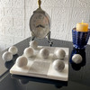 Marble Tic Tac Toe Game Set - Premium Quality, 7x7 Inch Lifestyle image 2