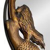 Bronze Mermaid Mirror – 20-Inch Nautical Accent for Coastal Home Decor Additional image