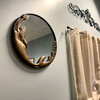 Bronze Mermaid Mirror – 20-Inch Nautical Accent for Coastal Home Decor Lifestyle image 1