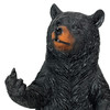 Rude Black Bear Statue with Go Away Sign 15" Resin Outdoor Garden Cabin Decor Additional image