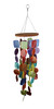 Multicolor Capiz Shell Hanging Wind Chime Outdoor Decor for Garden and Patio, Main image