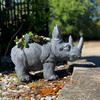 Charming Grey Rhino MGO Planter with Drain Holes, 18.5 inches Lifestyle image 1