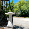 Mushroom Statue 17" High, Large Magnesium Oxide Garden Sculpture Main image