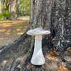 Mushroom Statue 17" High, Large Magnesium Oxide Garden Sculpture Additional image