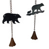 Set of 2 Rain Chains with Bears and Trees, 52-Inch, Decorative Downspout Additional image