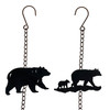 Set of 2 Rain Chains with Bears and Trees, 52-Inch, Decorative Downspout Additional image