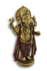 Golden Ganesha Standing Hindu God Statue Main image