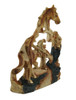 Trail's End Decorative Faux Carved Wood Look Statue 7 in. Additional image